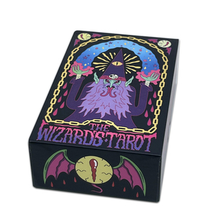 Boîte <span class=keywords><strong>de</strong></span> cartes <span class=keywords><strong>de</strong></span> tarot personnalisée, 78 unités, à dos et à <span class=keywords><strong>l</strong></span>'avant, impression holographique personnalisée, <span class=keywords><strong>oracle</strong></span> en forme d'or design - Product Image 2