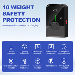 Cargador Inteligente para Vehículos Eléctricos <span class=keywords><strong>de</strong></span> 7kW, 32A, WiFi, Compatible con la Aplicación Smart, <span class=keywords><strong>Alexa</strong></span> y Google Home, Protección Contra Sobretensiones, Retardante <span class=keywords><strong>de</strong></span> Fuego, Diseño Moderno en Negro - Product Image 3