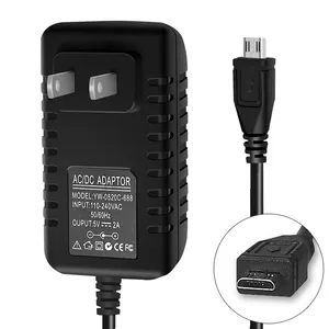 Dc Power Adaptor AC DC Adapter 5v 2a 2000ma Wall Charger With Micro USB Cable 5v 2.0a EU US UK AU Plug Micro Usb Charger Adapter