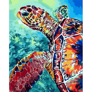 Personalice pinturas de bricolaje pintando por números en lienzos, incluidos lienzos enmarcados con pinceles y pintura acrílica - Product Image 4