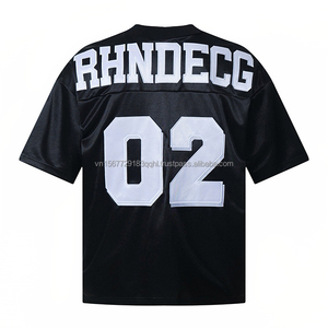 T-shirt décontracté sportif tendance pour homme, col rond, manches courtes, en jersey respirant à séchage rapide, avec broderie de numéro - Product Image 2
