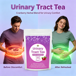 Tisana alle Erbe OEM per il Tratto Urinario - 6 Erbe Naturali per Alleviare il Disagio Uretrale, Disfunzione della Vescica, Urinazione Frequente, Salute Naturale della Vescica - Product Image 1