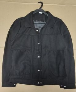 معطف صوفي بياقة للرجال موديل الخريف والشتاء الجديد، جاكيت صوفي كوري قصير بقصة ضيقة، مقاس <span class=keywords><strong>M</strong></span>-3XL - Product Image 4