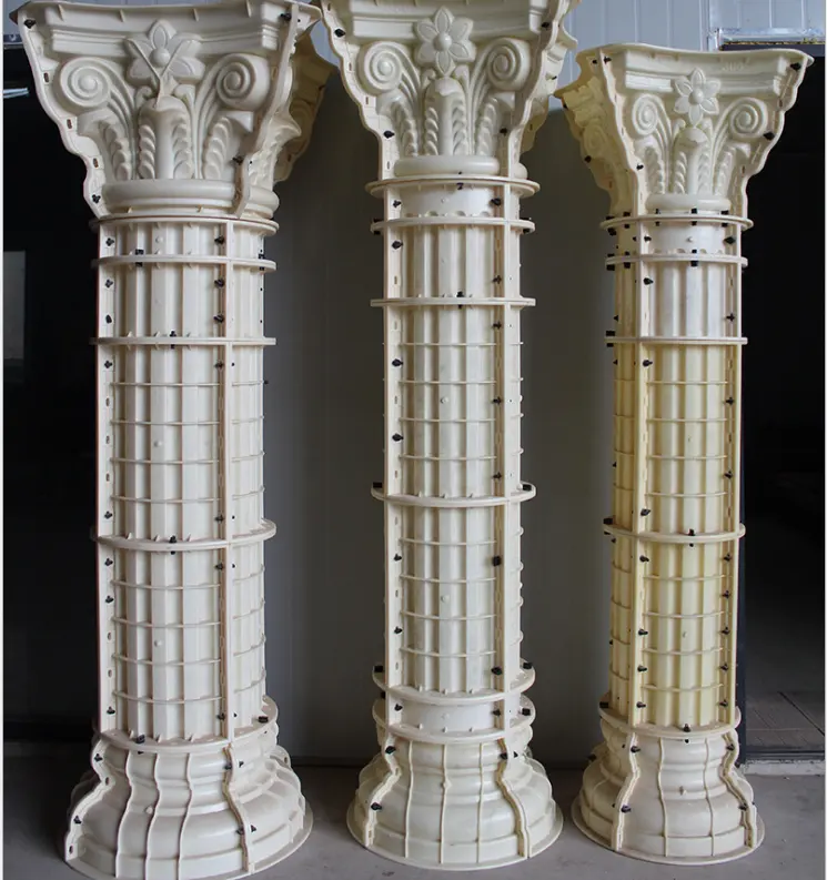 Пластиковая круглая форма для столбов и форма для бетонных штампов