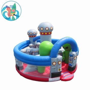Portable PVC matériel maison Trampoline anneau de boxe enfants famille amusant Playhouse ventilateur accessoire intérieur vilain château jouet - Product Image 2