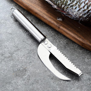 Thép không gỉ cá Quy mô dao cắt/cạo/đào cá mang giết cá dao quy mô scraper răng cưa Peeler dụng cụ nhà bếp - Product Image 2