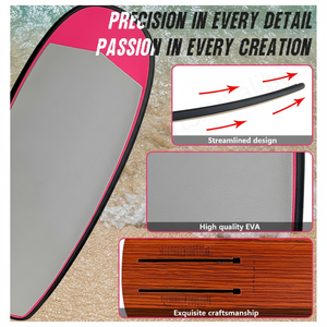 Tabla de Paddle Sup de Fibra de Carbono, Ligero, 105x44cm, Apto para Surfear Hidroala, Bomba de Bombeo para Juegos de Agua, Novedad - Product Image 1