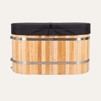 Baignoire ovale autoportante en acier inoxydable pour récupération musculaire par bain de glace, idéale pour usage hôtelier