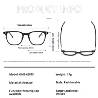 Gafas Personalizadas, Montura de Titanio Hecha a Mano en Japón con Acetato Nuevo, Monturas Ópticas Personalizables para Hombre