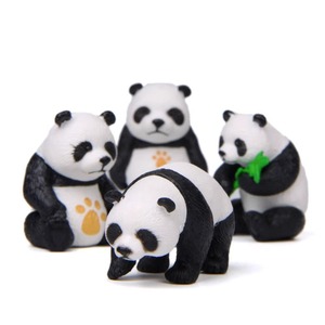 Dihua personnalisé mignon PVC Animal gros Po <span class=keywords><strong>Panda</strong></span> jouets en plastique noir blanc petit assis jouet <span class=keywords><strong>Kungfu</strong></span> <span class=keywords><strong>Panda</strong></span> figurines - Product Image 4