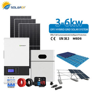 Kit Distributeur Solaire Hors Réseau 5kW Growatt <span class=keywords><strong>SPF5000ES</strong></span> Panneaux 630W Batterie Murale 10kWh Un Seul SKU Marge Rapide Stock Facile - Product Image 1