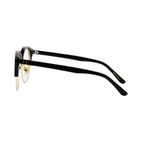Monture de lunettes optiques circulaire classique en acétate et métal, style professionnel, texture stable, personnalisable, vente en gros Jnloo RENE