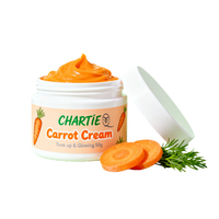 Crème Visage à la Carotte pour Blanchir, Apaiser, Unifier le Teint, Réduire l'Acné et les Taches Brunes, Tonifier la Peau, Marque Privée