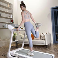Caminadora Plegable Elegante para el Hogar, Motor Silencioso, Pantalla Digital, Equipo de Fitness para Interiores
