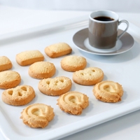 Biscuits danois premium en gros, nouveaux biscuits créatifs au beurre et aux œufs, saveur douce