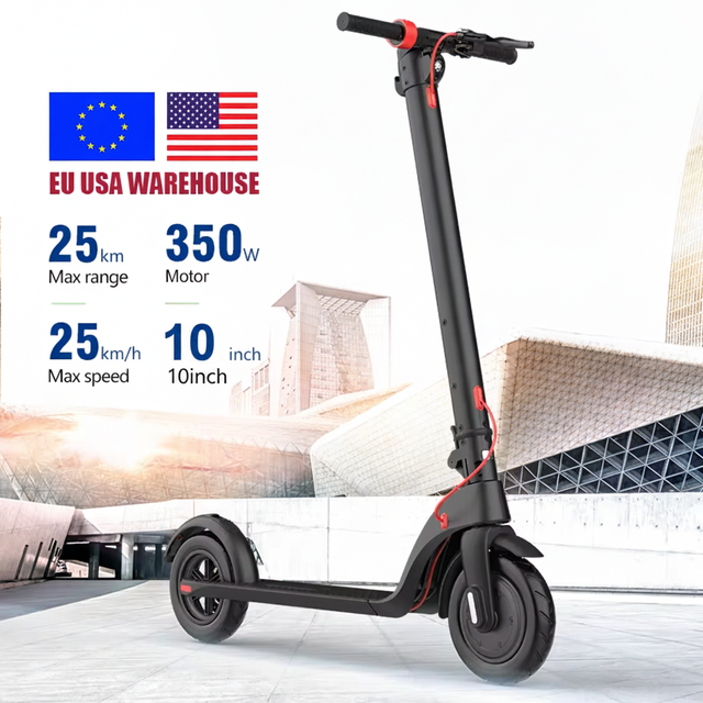 KIXIN Manufacturers Oem High Quality E-Scooter Max Speed 32KM/H 10Ah 350W 10 Inch Aire Tire Folding Electric Mobility Scooter