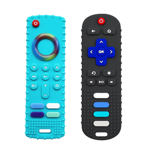 Juguetes de Silicona para la Dentición del Bebé, Mordedor Suave con Forma de Control Remoto de TV para Niños y Niñas, Ecológico y con Características Sensoriales, Regalo para Bebés - Product Image 5