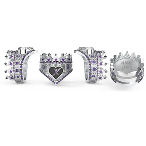 Anillo de campeones de equipo de alta calidad de voleibol de softbol personalizado - Product Image 4