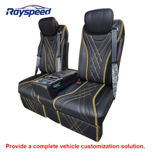 Sièges de van de luxe <span class=keywords><strong>Maybach</strong></span> Design avec fonction inclinable, massage, chauffage et rotation pour Sprinter V Class / Vito, transformables en canapé-lit - Product Image 3
