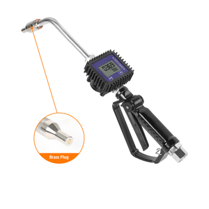 Pistolet à graisse à affichage numérique robuste buse de carburant d'huile hydraulique doseur soupape de commande de buse d'huile moteur pour recharge de carburant - Product Image 1