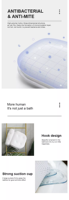 Vente chaude moderne PVC 3D Air Mesh Spa oreiller de bain doux et lavable pour une utilisation dans la baignoire pour le massage de la tête de bébé