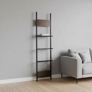 Moderno Toallero Industrial <span class=keywords><strong>de</strong></span> 3 Niveles con Forma <span class=keywords><strong>de</strong></span> Escalera, Estantes <span class=keywords><strong>de</strong></span> Almacenamiento Multifuncionales <span class=keywords><strong>de</strong></span> Metal y <span class=keywords><strong>Madera</strong></span> Duraderos <span class=keywords><strong>para</strong></span> Baño y Dormitorio - Product Image 6