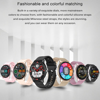 Montre connectée étanche multi-sports avec suivi de la fréquence cardiaque et de l'oxygène sanguin, fonction d'appel, compatible iPhone et Samsung Galaxy