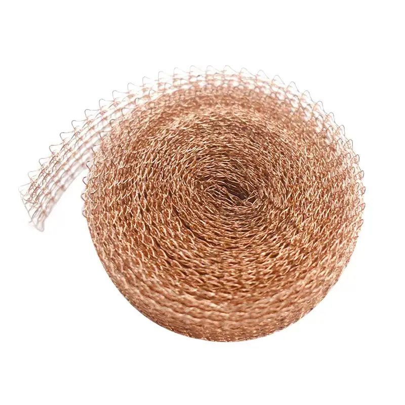 Factory sell copper Signal shielding net braided copper net for distilling gas-liquid