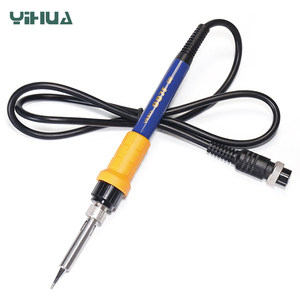 Soldador eléctrico YIHUA 907F de 60W con mango azul, herramientas de reparación W205 - Product Image 5