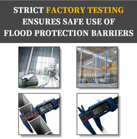 Barrera Modular de Aluminio para Inundaciones, Directo de Fábrica, con Certificación CE y TUV, Recubrimiento en Polvo, Resistente a la Corrosión y al Óxido, Duradera para Sótanos