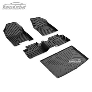 Alfombrillas de Piso Premium de TPE para Conductor Derecha SONSANG para Toyota Agya RHD Indonesia, Alfombrillas de Protección <span class=keywords><strong>Interior</strong></span> Personalizadas para Automóviles - Product Image 2