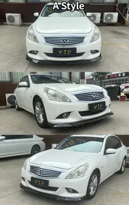 For Infiniti G25 G37 2004-2013 Carbon Fiber <b>Car</b> Front Bumper Splitter Spoiler Lip <b>Diffuser</b> Bumper Guard G25 G37 Lip Body Kit - Product Image 4
