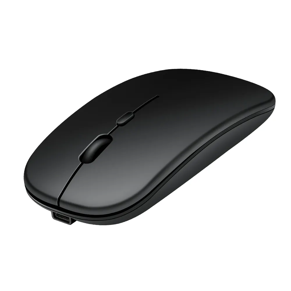 Buon prezzo 2.4G sottile su misura stampa di marchio ottico portatile USB ufficio wireless Dual mode del mouse per il computer portatile desktop