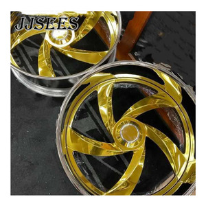 JJSEES Jantes forgées deux ou trois pièces, très demandées, 20 22 24 26 28 pouces, pour camion, 5X114..3 5X112 pour Impala SS Cutlass <span class=keywords><strong>Vert</strong></span> - Product Image 2
