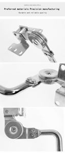 Hot Binaural Set Metal Reposacabezas Sofá Elevador Ajustador Muebles Hardware Sofá Cama Mecanismo Bisagra - Product Image 2