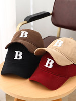 Gorra de Béisbol Deportiva Impermeable y Transpirable de Algodón Oxford 100% con Letra B Bordada en 3D, Unisex, para las Cuatro Estaciones, Casual y Versátil