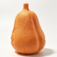 Lanterne Citrouille Décorative en Pulpe de Papier pour Halloween, Citrouille en Pulpe Moulée Écologique Personnalisée pour Décoration de Table de Fête