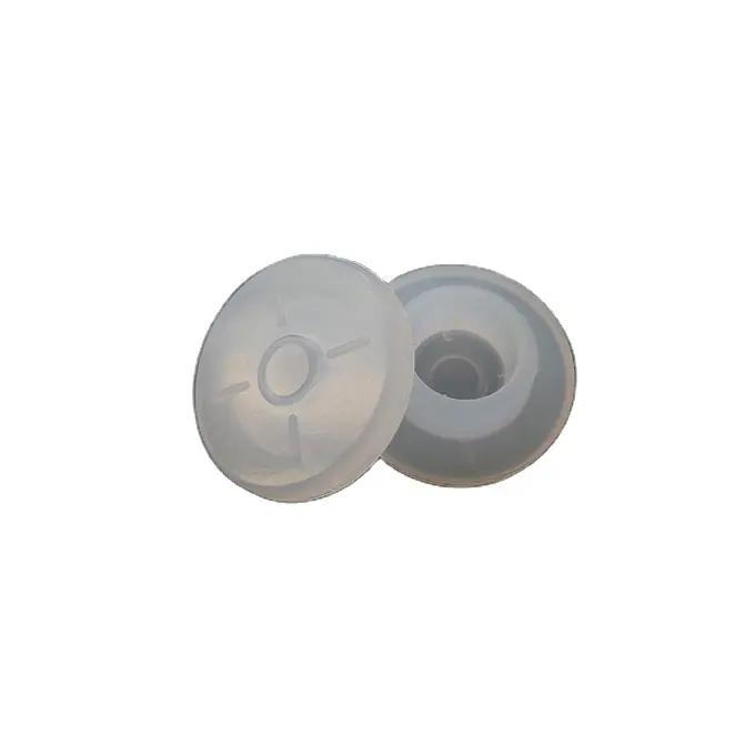 Factory Direct Sale Medical Grade Round 13mm 15mm 18mm 20mm Silicone Plug Rubber Stoppers for Glass Vial Bottle