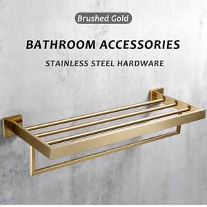 AMAXO Set di Accessori per Bagno di Lusso, Portasciugamani, Scopino per WC, Set Completo - Product Image 2