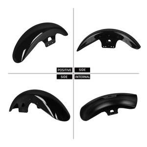 Guardabarros Delantero de 19'' para Harley Touring <span class=keywords><strong>Electra</strong></span> <span class=keywords><strong>Glide</strong></span> Road King FLHTK FLHR <span class=keywords><strong>CVO</strong></span> 1988-2023 - Product Image 4