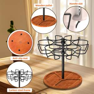 Organisateur de bouteille d'eau pour Stanley 40 oz Organisateur de gobelets Stanley avec base de plateau diviseur 360 support de stockage de tasses rotatif - Product Image 3