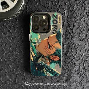 Élégante <span class=keywords><strong>Coque</strong></span> de Téléphone PC Imprimée <span class=keywords><strong>Anime</strong></span> Zoro pour <span class=keywords><strong>iPhone</strong></span> XS/XR et <span class=keywords><strong>iPhone</strong></span> 7/8/<span class=keywords><strong>11</strong></span>/12/13/14/15/16 Pro Max, Personnage de Dessin Animé - Product Image 5