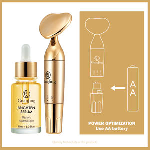 Masajeador facial eléctrico Guanjing con vitamina E, suero facial que se desvanece, líneas finas, antiarrugas, reparación de manchas, juego para el cuidado de la piel - Product Image 5