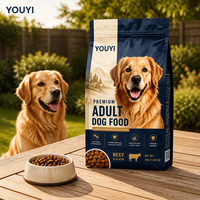 YOUYI Sac d'emballage pour aliments secs pour chiens, pochette autoportante anti-perforation, refermable, impression OEM