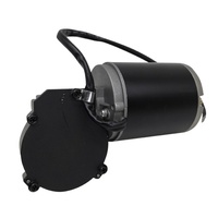 Moteur de portail coulissant 12V 24V DC à engrenage à vis sans fin D49 D59 D63 76mm 63mm