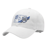 Casquette de baseball vintage personnalisée brodée en sergé, style urbain, 6 panneaux, visière incurvée, réglable, pour le sport, en gros