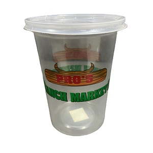Contenedor Redondo Desechable <span class=keywords><strong>de</strong></span> PP <span class=keywords><strong>de</strong></span> 32oz para Alimentos y Sopas, Apto para Microondas, ODM/OEM - Product Image 1