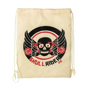 PVC 안감이있는 맞춤형 210d 폴리 에스터 졸라매는 끈 배낭 프로모션 사용을위한 패션 스타일 방수 쇼핑백 - Product Image 1