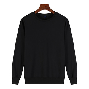 Vente directe d'usine hommes 2XL col rond à manches longues coton <span class=keywords><strong>sweat</strong></span> couleur unie blanc éponge <span class=keywords><strong>sweat</strong></span> pour Logo impression <span class=keywords><strong>classe</strong></span> - Product Image 4
