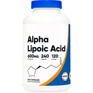 Capsules d'ALA véganes de marque privée Nootropics Capsules de supplément de cerveau antioxydant d'acide alpha-lipoïque pour la glycémie